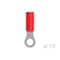Te Connectivity Ring Terminal, #6 Stud Size, 18 AWG, 300 V, Nylon Insulated, Red 51863-4 - alternate 4
